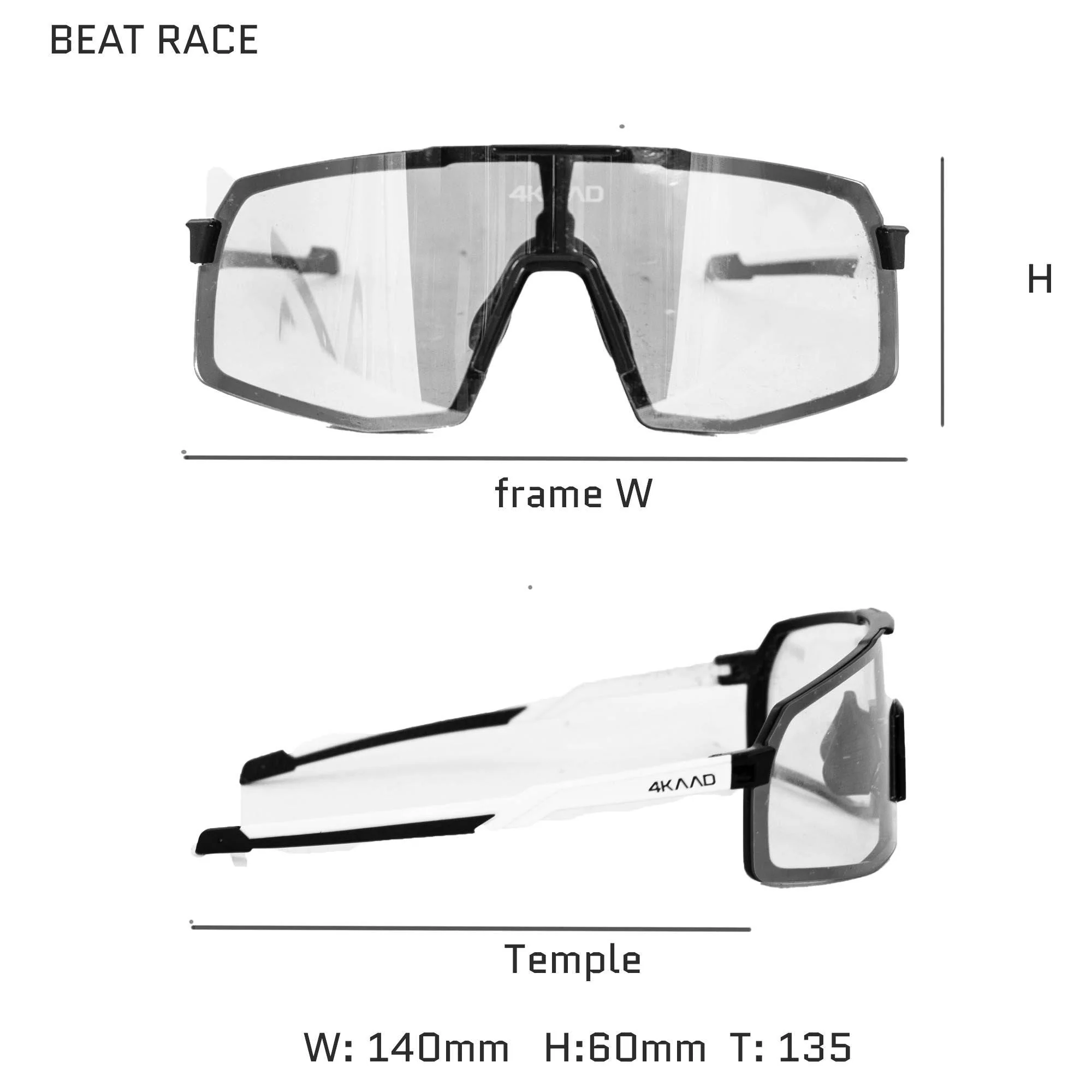 BEAT RACE Cycling Glasses - Pink & White XCvision MULTI LAYER MIRROR Lens | Eyewear Cycling UV400 - Image 8