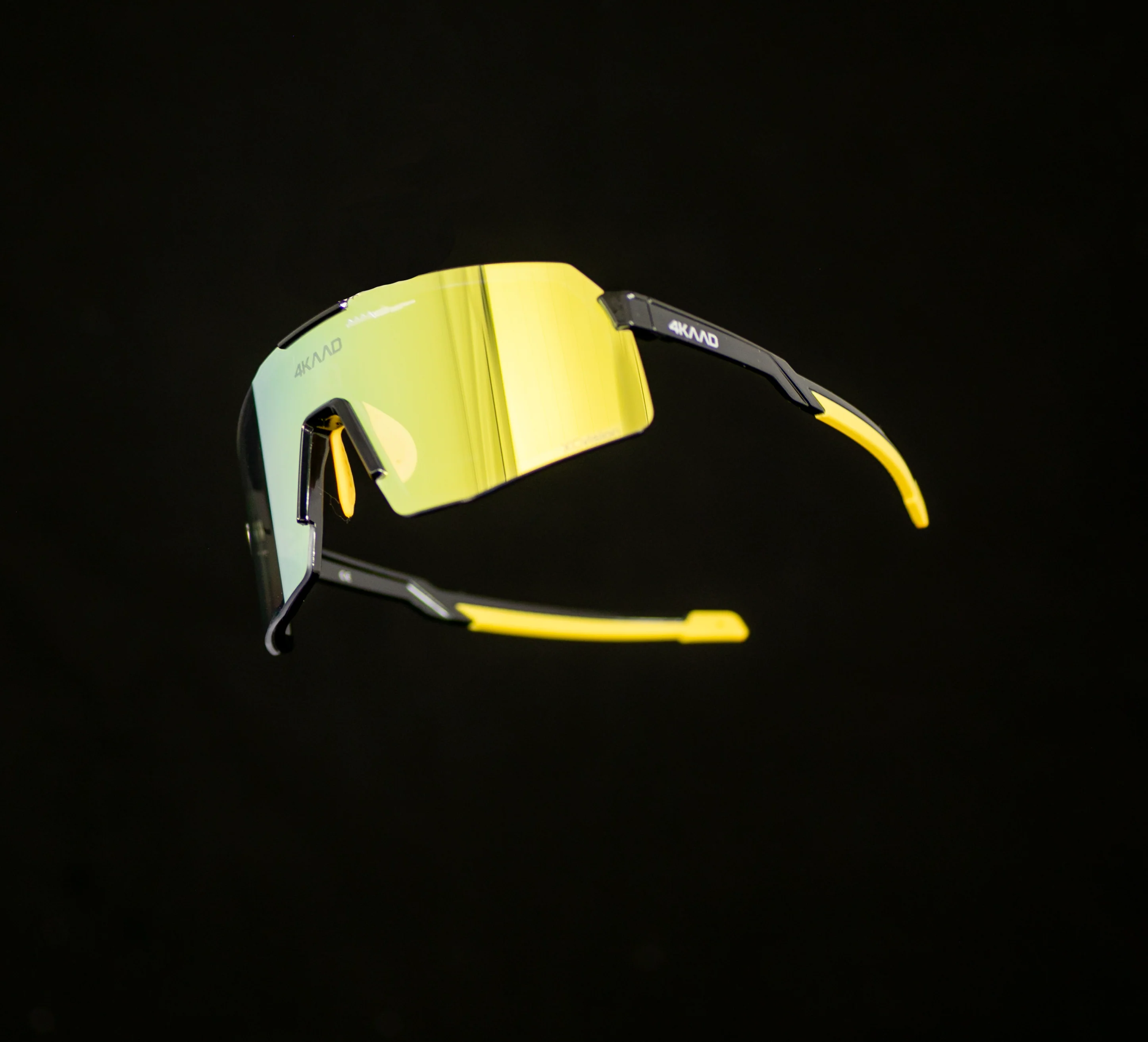 BEAT RACE Sports Glasses, black gold, ZEISS lens gold mirror - Image 5
