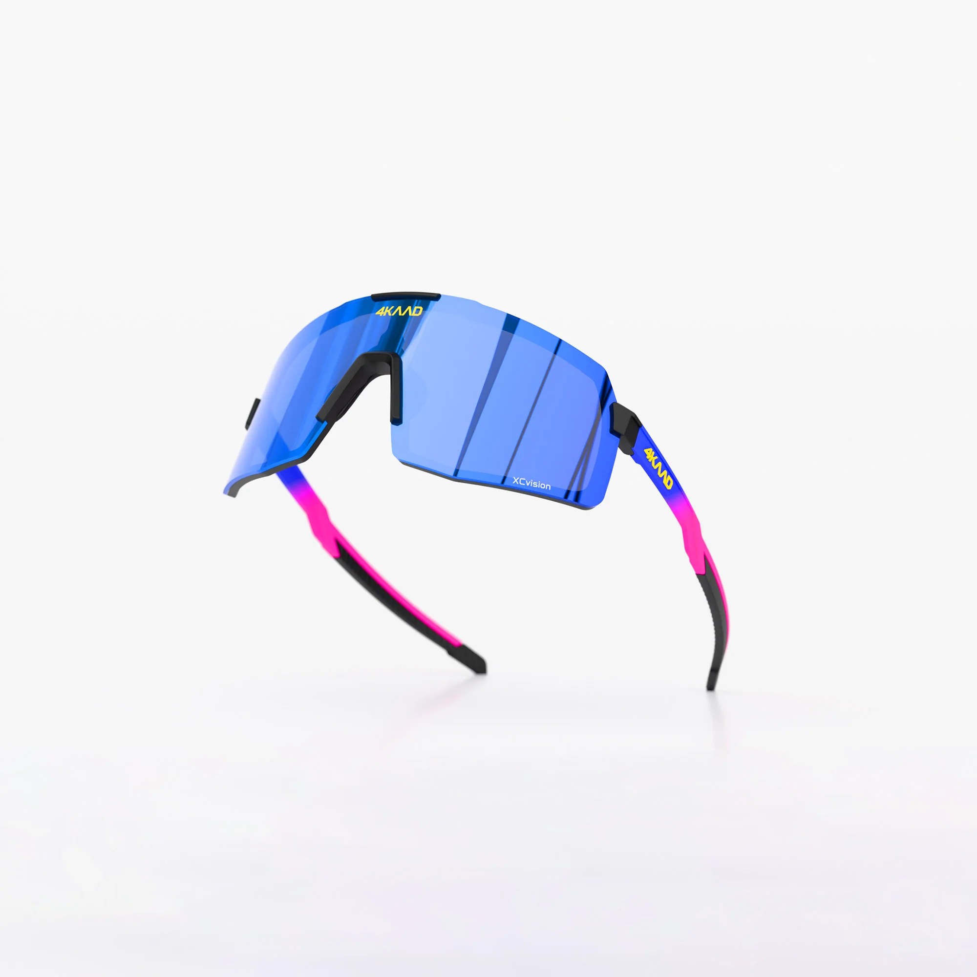 BEAT RACE Sports Glasses - blue-pink with blue MULTI-LAYER MIRROR lens - Image 3