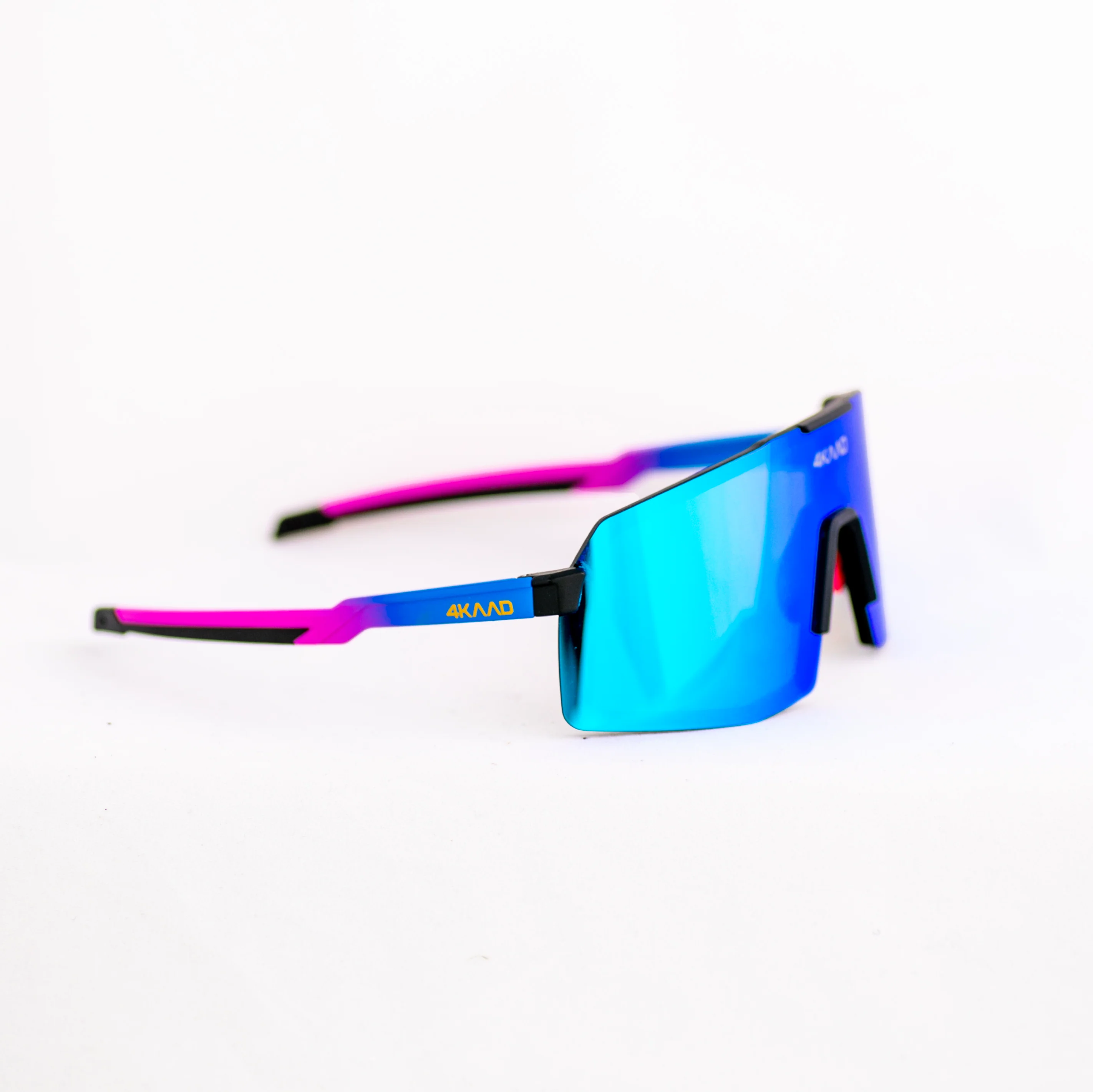 BEAT RACE Sports Glasses - blue-pink with blue MULTI-LAYER MIRROR lens - Image 4