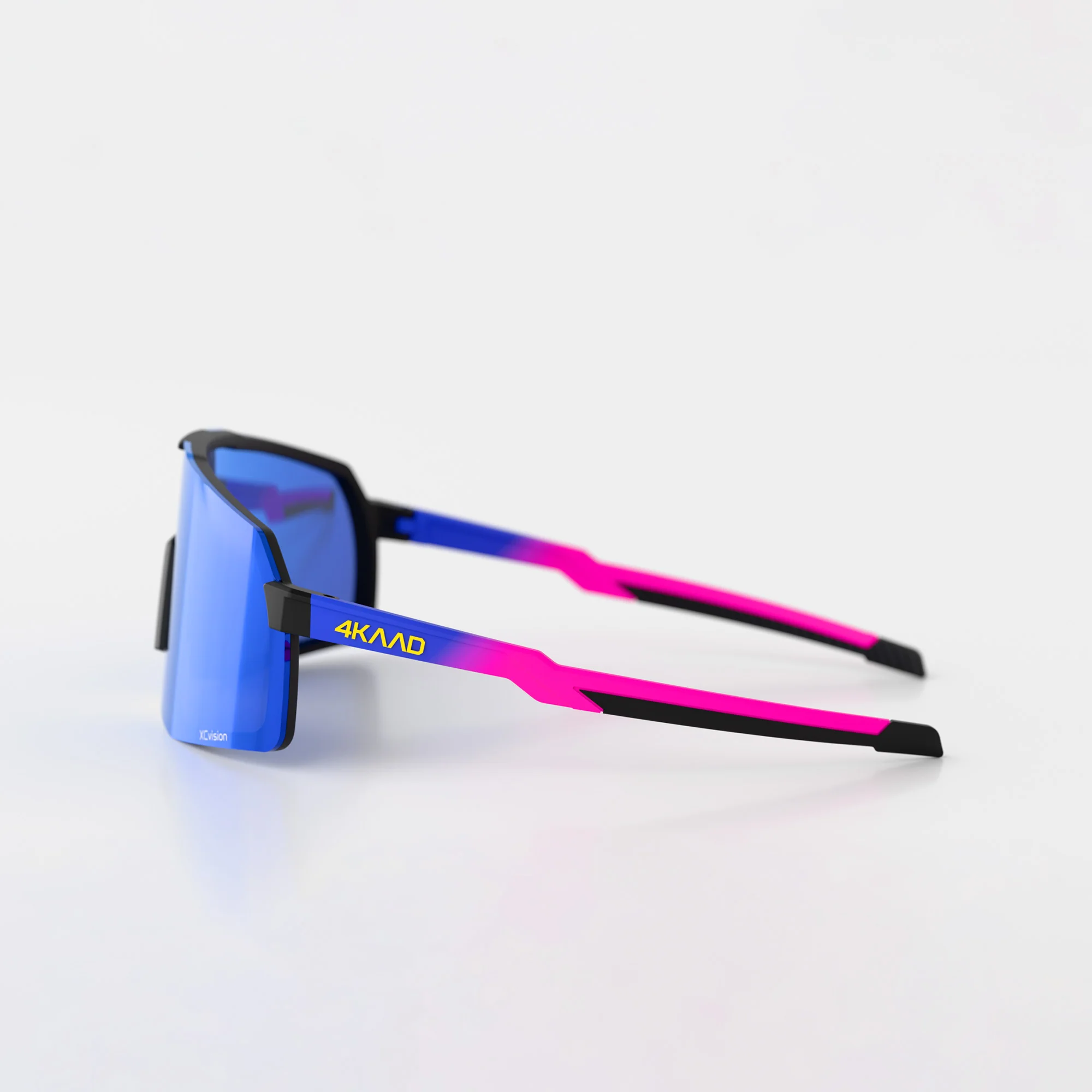BEAT RACE Sports Glasses - blue-pink with blue MULTI-LAYER MIRROR lens - Image 5