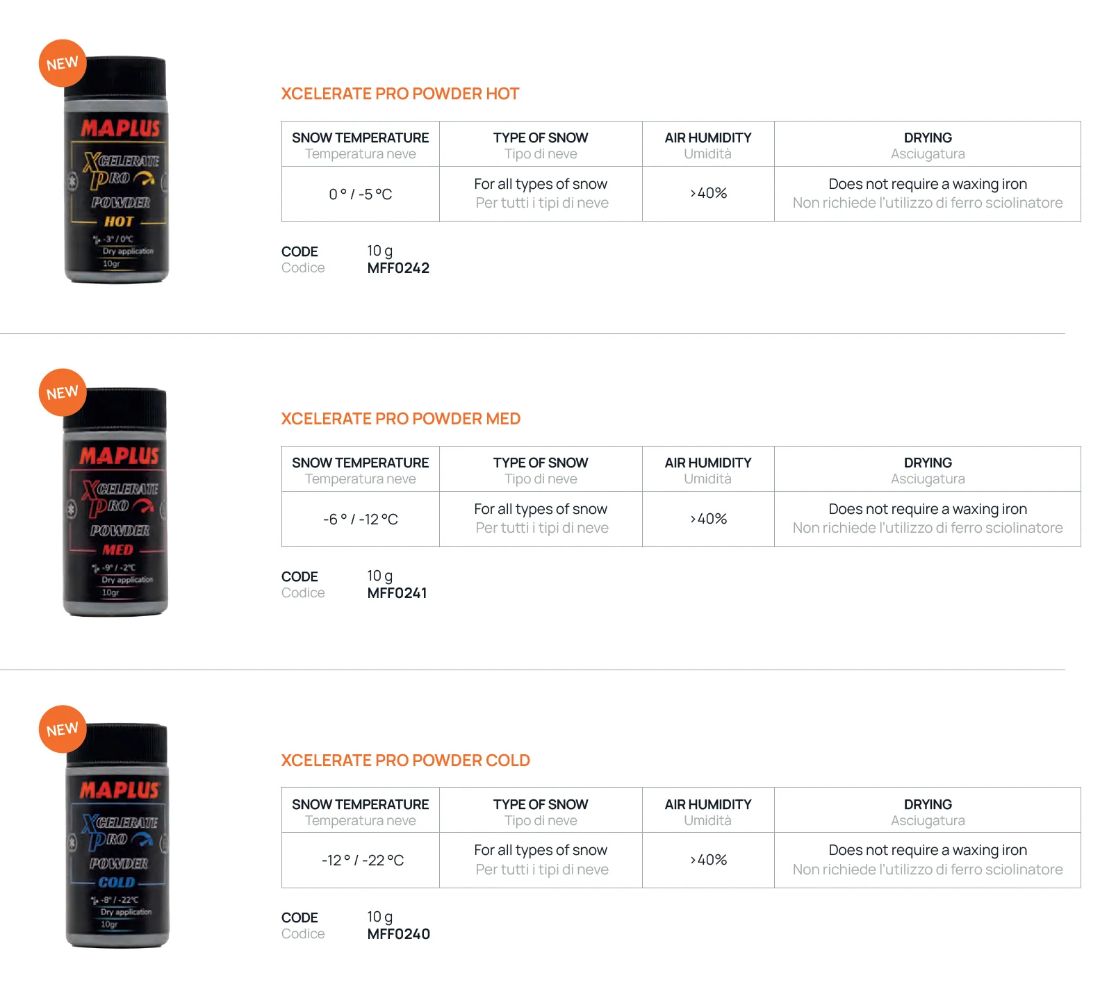 Maplus XCELERATOR Powder, Pro Racing , 10g - Image 5