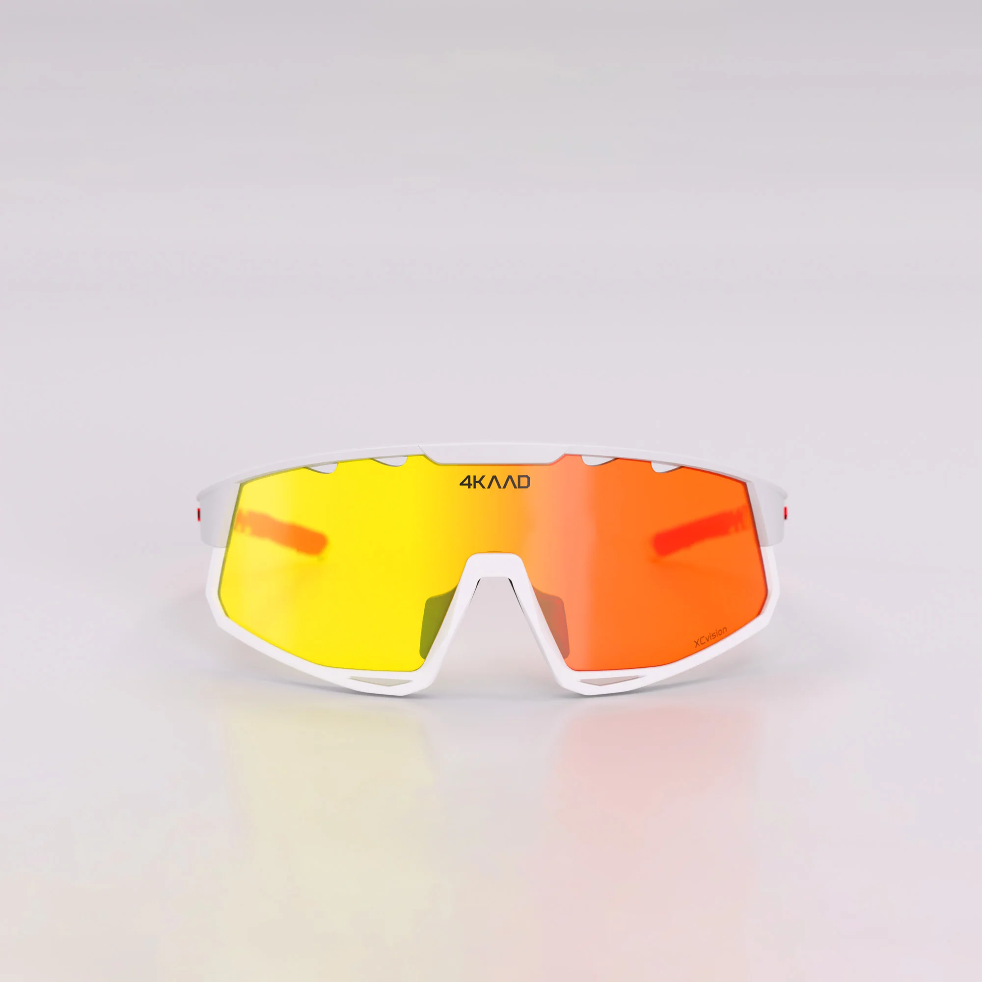 Buy MIRADOR Sports Glasses - White & Red with ZEISS Red Mirror Lens - Image 3