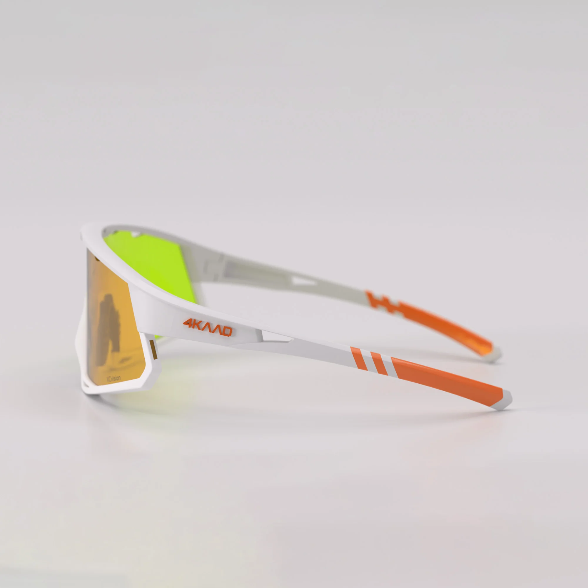Buy MIRADOR Sports Glasses - White & Red with ZEISS Red Mirror Lens - Image 4