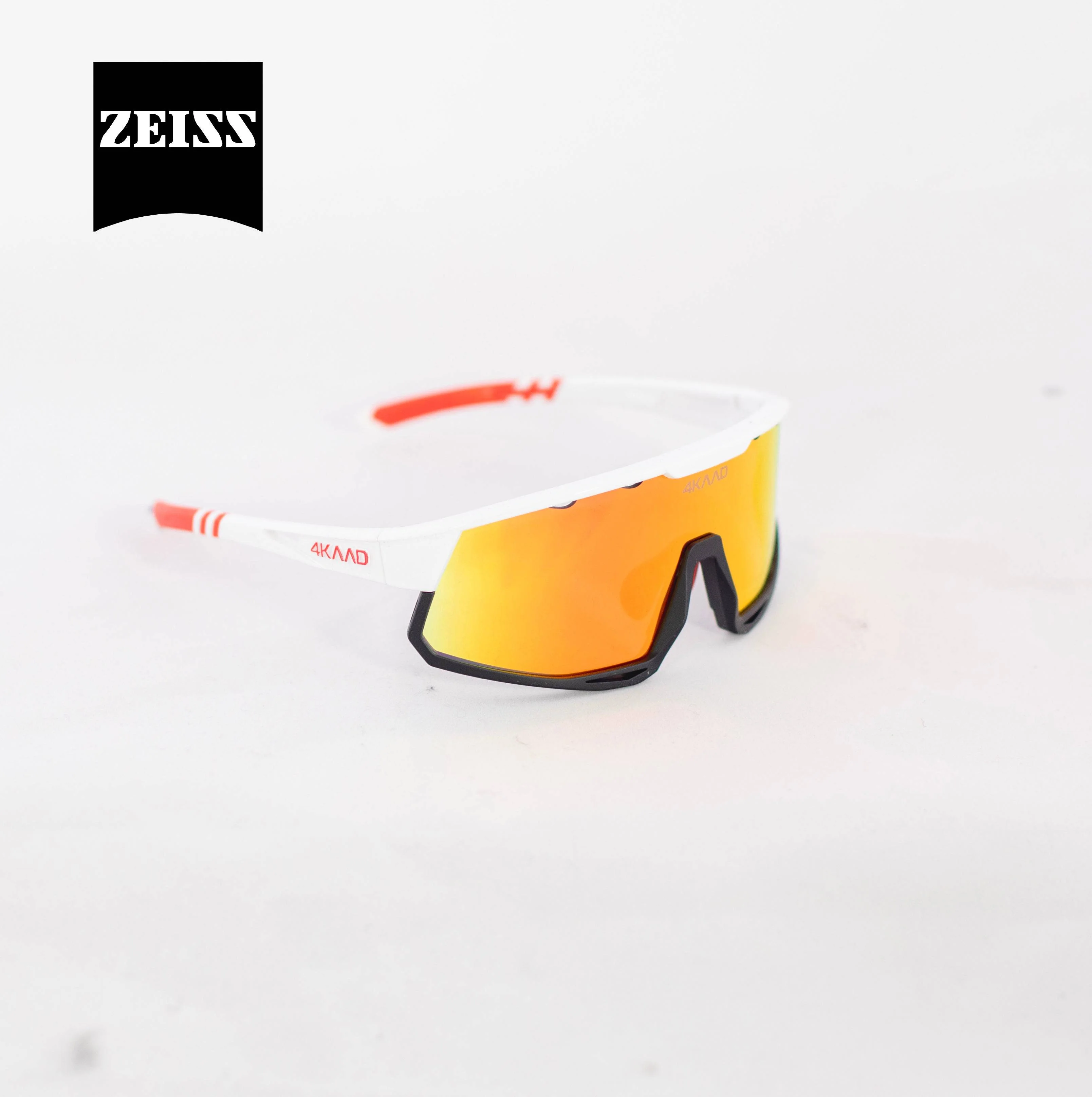 Buy MIRADOR Sports Glasses - White & Red with ZEISS Red Mirror Lens - Image 6