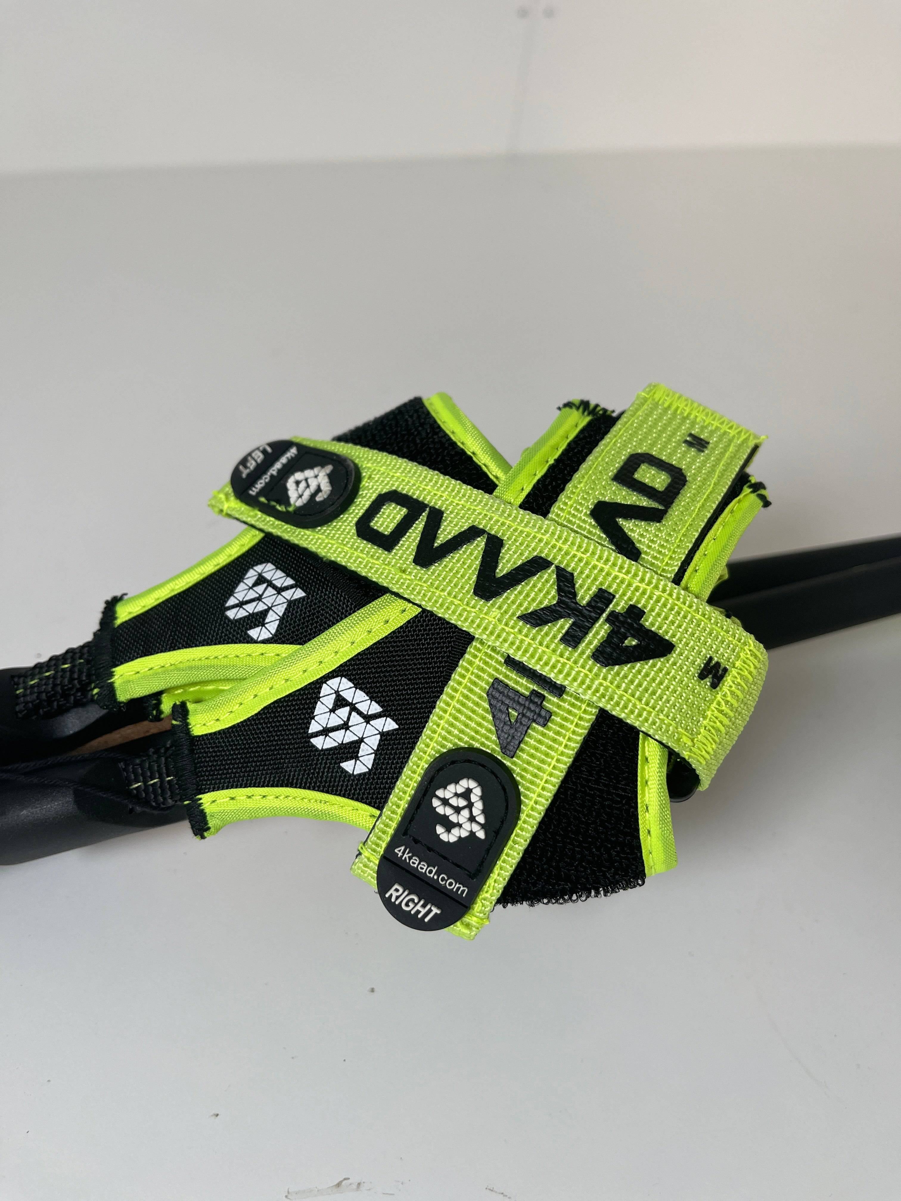 ski pole strap AV PRO  bk/yellow - Image 2
